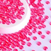 Neon Pink Glass FlatBack Neon Rhinestones WholesaleRhinestone