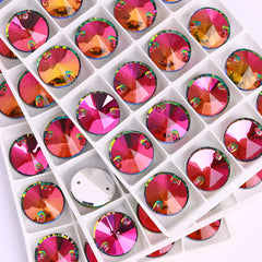 Vitrail Medium Rivoli Shape High Quality Glass Sew-on Rhinestones WholesaleRhinestone