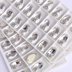 Crystal Drop Shape High Quality Glass Sew-on Rhinestones WholesaleRhinestone
