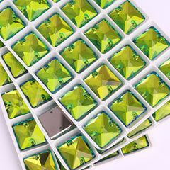 Sphinx Square Shape High Quality Glass Sew-on Rhinestones WholesaleRhinestone