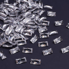 Rectangle Shape Pointed Back Crystal Cubic Zirconia Stones For Jewelry Restoration WholesaleRhinestone