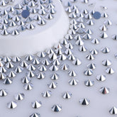 Silver Steeple Glass HotFix Rhinestones WholesaleRhinestone