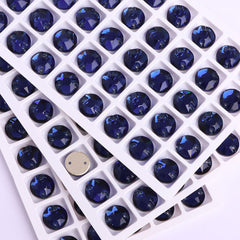 Montana XIRIUS Round Shape High Quality Glass Sew-on Rhinestones WholesaleRhinestone