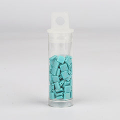 Miyuki Tila Glass Seed Beads Opaque Turquoise Green AB TL-412FR WholesaleRhinestone