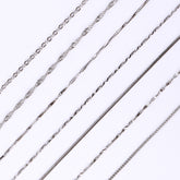 Multi Styles Silver Plated Necklace Chain WholesaleRhinestone