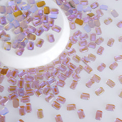 Octagon Shape Charm Purple Flat Back Fancy Rhinestones WholesaleRhinestone