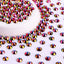 Rainbow Rose Gold Glass Flat Back Glue-On Rhinestones 16 Cut Facets WholesaleRhinestone
