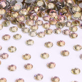 Silk Light Glass FlatBack Rhinestones Silver Back WholesaleRhinestone