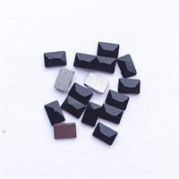 Rectangle Shape Black Flat Back Fancy Rhinestones WholesaleRhinestone