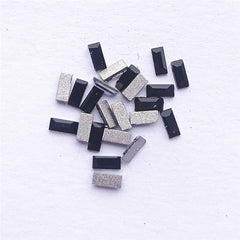 Rectangle Shape Black Flat Back Fancy Rhinestones WholesaleRhinestone