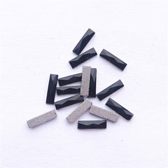 Rectangle Shape Black Flat Back Fancy Rhinestones WholesaleRhinestone