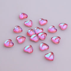 Heart Shape Red Bean Paste Flat Back Fancy Rhinestones WholesaleRhinestone