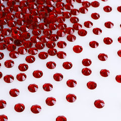 Dark Siam Glass Flat Back Glue-on Rhinestones 16 Cut Facets WholesaleRhinestone