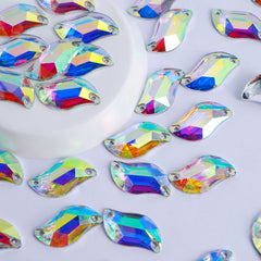 Wave Crystal AB Resin Sew-on Rhinestones For Dance Costume WholesaleRhinestone