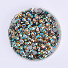 Morning Glory Glass Flat Back Rhinestones WholesaleRhinestone