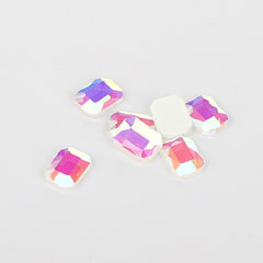 Octagon Shape Mocha White Flat Back Fancy Rhinestones WholesaleRhinestone