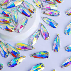 Drop Crystal AB Resin Sew-on Rhinestones For Dance Costume WholesaleRhinestone