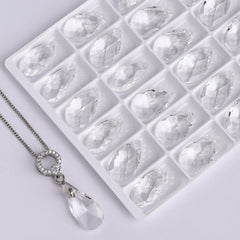 Crystal Pear-shaped High Quality Glass Rhinestone Pendant WholesaleRhinestone