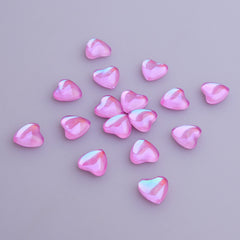 Heart Shape Mocha Purple Flat Back Fancy Rhinestones WholesaleRhinestone