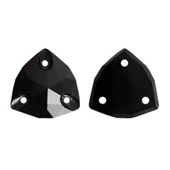 Jet Trilliant Shape High Quality Glass Sew-on Rhinestones WholesaleRhinestone
