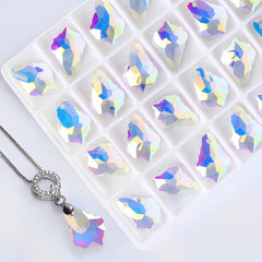 Crystal AB Baroque High Quality Glass Rhinestone Pendant WholesaleRhinestone