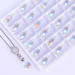 Crystal Shimmer Classic Drop High Quality Glass Rhinestone Pendant WholesaleRhinestone
