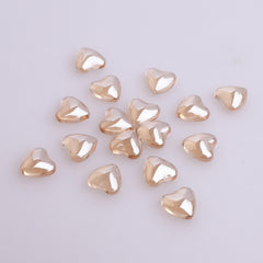 Heart Shape Golden Shadow Flat Back Fancy Rhinestones WholesaleRhinestone