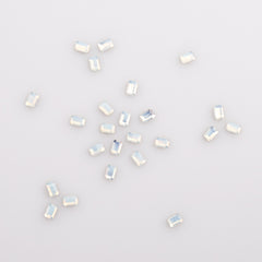 Octagon Shape White Opal Flat Back Fancy Rhinestones WholesaleRhinestone