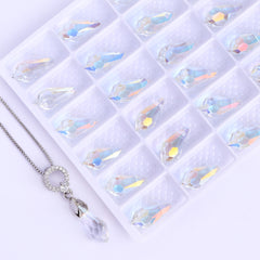 Light Crystal AB Classic Drop High Quality Glass Rhinestone Pendant WholesaleRhinestone