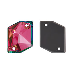 Vitrail Rose Cosmic Shape High Quality Glass Sew-on Rhinestones WholesaleRhinestone