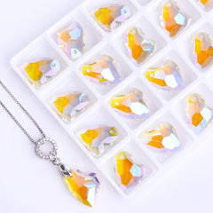 Paradise Shine Devoted 2 U Heart High Quality Glass Rhinestone Pendant WholesaleRhinestone