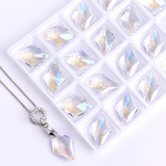 Moonlight Rhombus High Quality Glass Rhinestone Pendant WholesaleRhinestone
