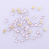 Rhombus Shape Pink Opal Flat Back Fancy Rhinestones WholesaleRhinestone