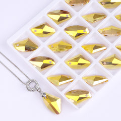 Metallic Sunshine Galactic High Quality Glass Rhinestone Pendant WholesaleRhinestone