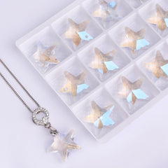 Moonlight Star Shape High Quality Glass Rhinestone Pendant WholesaleRhinestone