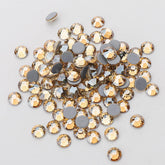 Golden Shadow HotFix Rhinestones Glass FlatBack Crystals WholesaleRhinestone