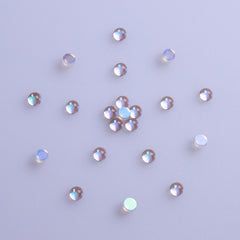 Smoked Topaz Mermaid Tears Glass Half Pearls Rhinestones For Nail Art WholesaleRhinestone