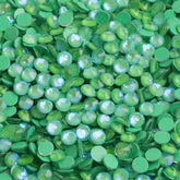 Mocha SS Green Glass FlatBack Luminous Rhinestones For Nail Art WholesaleRhinestone