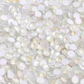 Mocha SS White Glass FlatBack Luminous Rhinestones For Nail Art WholesaleRhinestone