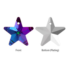 Volcano Star Shape High Quality Glass Rhinestone Pendant WholesaleRhinestone