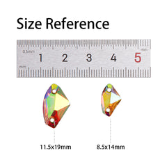 Galactic Crystal AB Resin Sew-on Rhinestones For Dance Costume WholesaleRhinestone