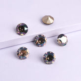 Ghost Light XIRIUS Chaton Shape High Quality Glass Pointed Back Fancy Rhinestones WholesaleRhinestone