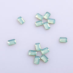 Octagon Shape Green Opal Flat Back Fancy Rhinestones WholesaleRhinestone