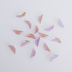 Trapeze Shape Charm Purple Flat Back Fancy Rhinestones WholesaleRhinestone