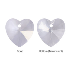 Silver Shade XILION Heart High Quality Glass Rhinestone Pendant WholesaleRhinestone