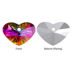 Volcano Truly In Love Heart High Quality Glass Rhinestone Pendant WholesaleRhinestone