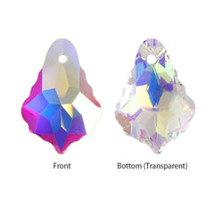 Crystal AB Baroque High Quality Glass Rhinestone Pendant WholesaleRhinestone