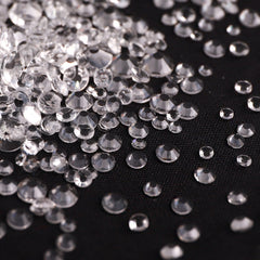 Mixed Sizes Crystal Unfoiled Glass FlatBack Rhinestones For Nail Art WholesaleRhinestone