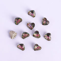 Millennium Series Heart Shape Rainbow Glass Pointed Back Fancy Rhinestones WholesaleRhinestone