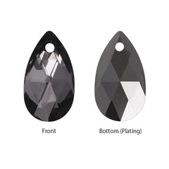 Silver Night Pear-shaped High Quality Glass Rhinestone Pendant WholesaleRhinestone